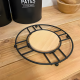 Metal & Wooden Coaster